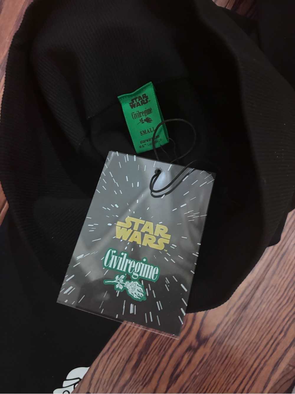 Civil Regime Star Wars Collab Black Butt Scrunch Leggings Size: Small NWT - Picture 3 of 3